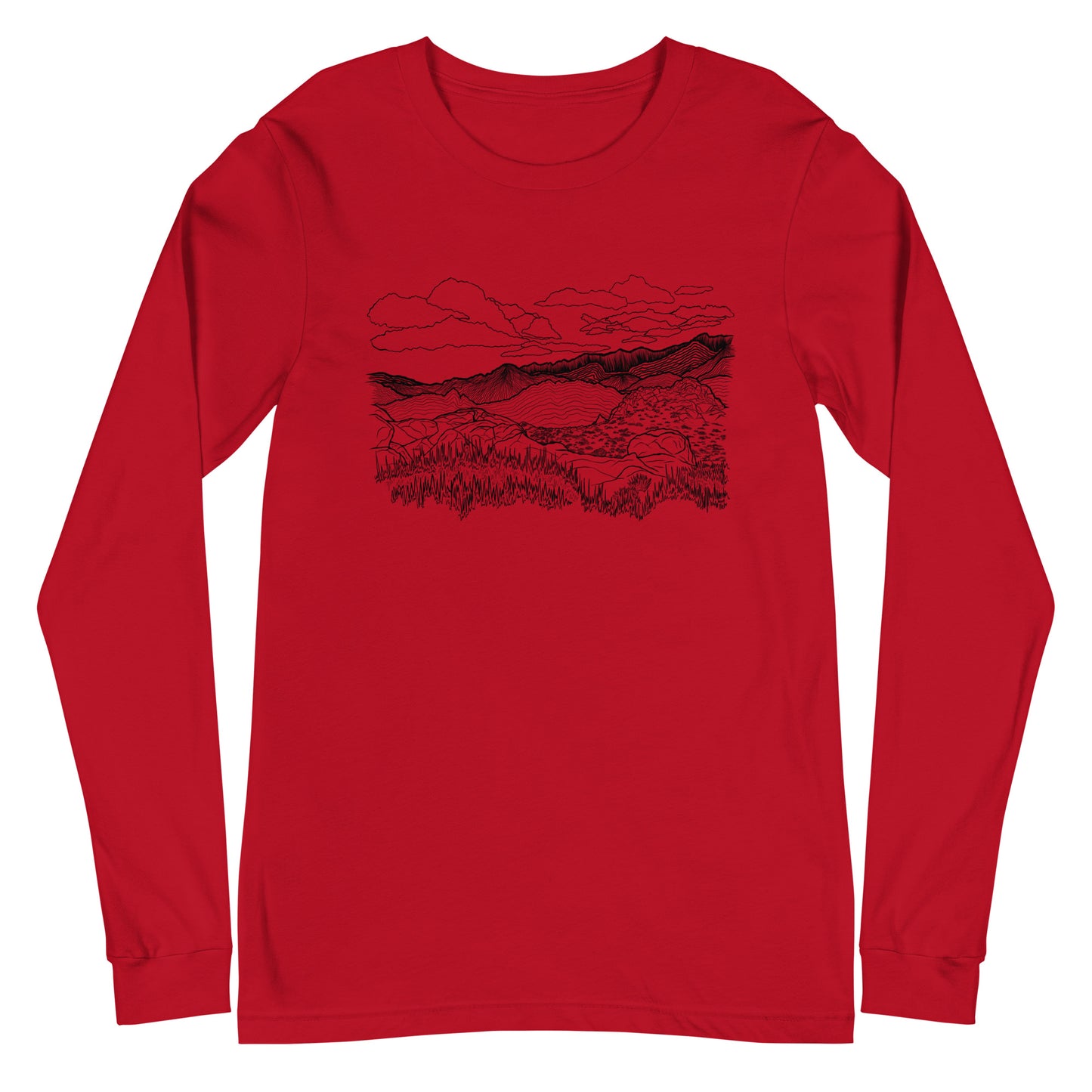 bishop landscape long sleeve tee