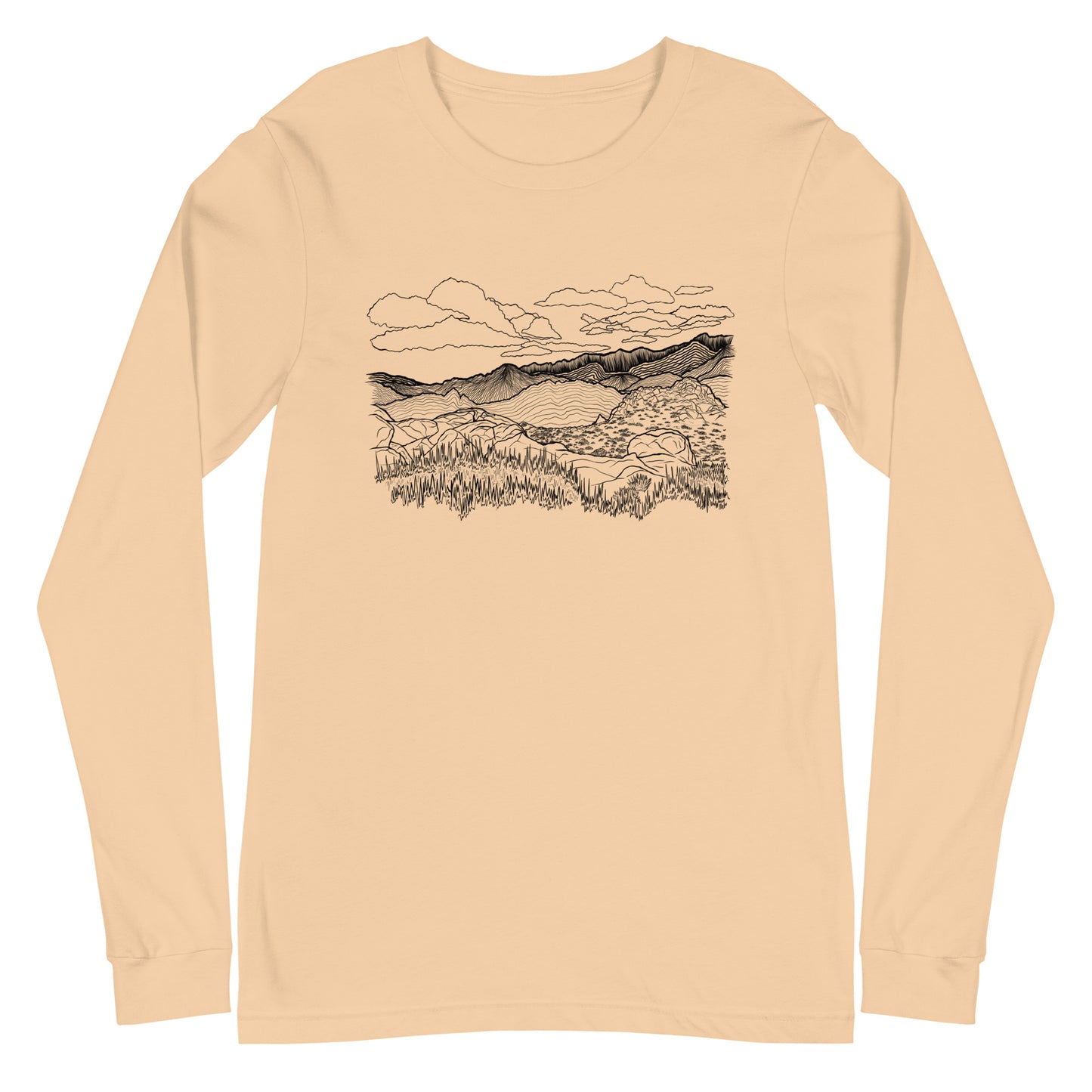 bishop landscape long sleeve tee