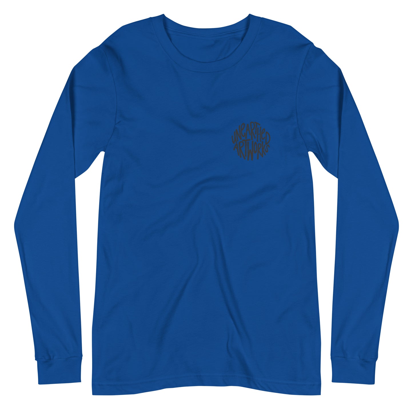 unearthed logo long sleeve tee