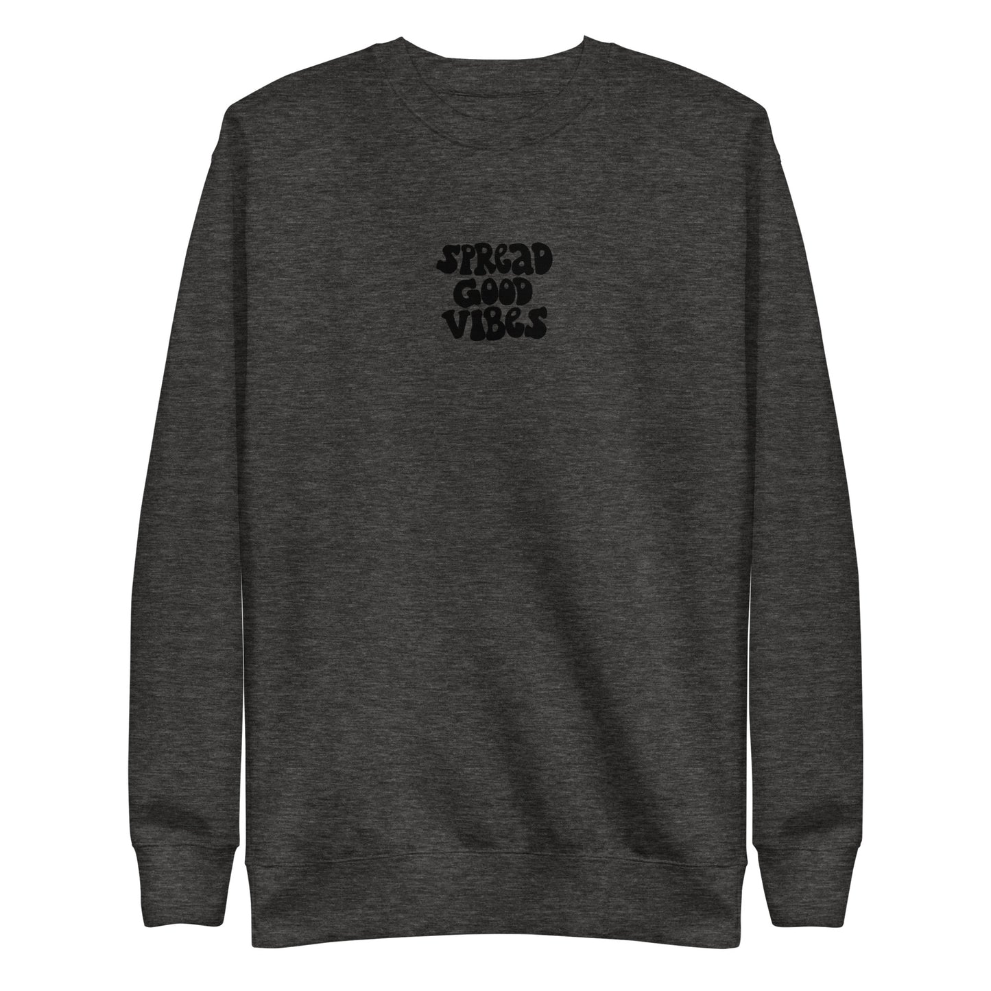 spread good vibes crewneck sweatshirt