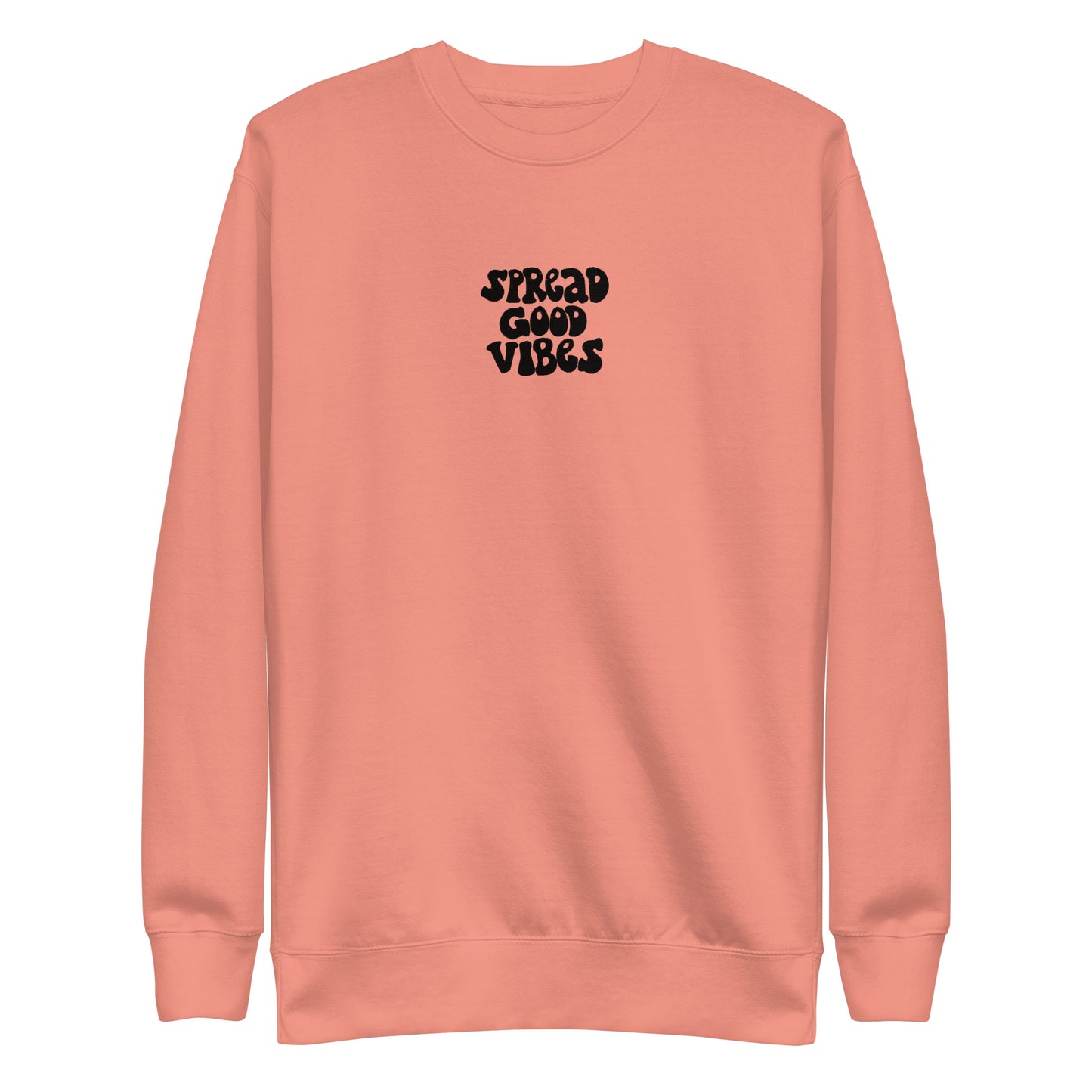 spread good vibes crewneck sweatshirt