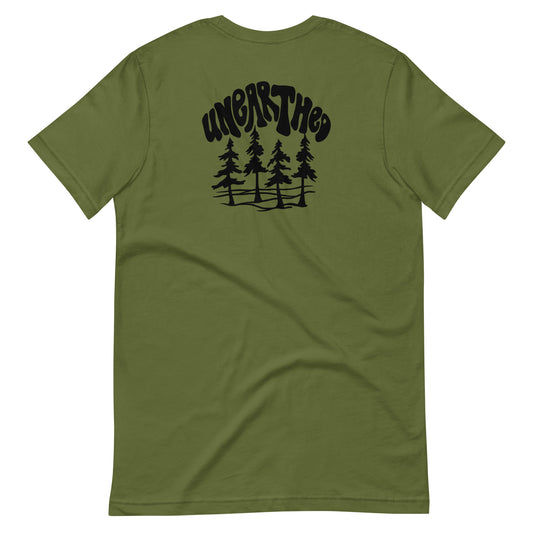unearthed pines t-shirt