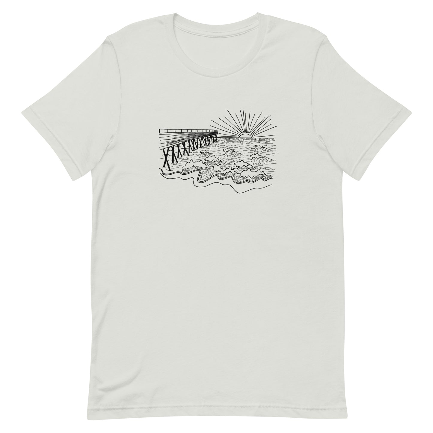 oceanfront t-shirt (design on front)